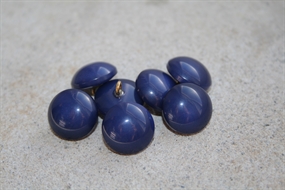 Marineblå øjeknap 15 mm.