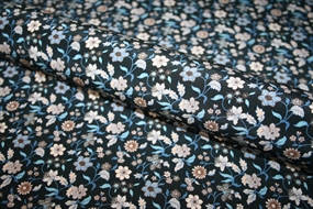 Blomstret Liberty crepe de chine