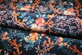 Liberty silke med koraller