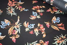 Liberty bomuld med bær