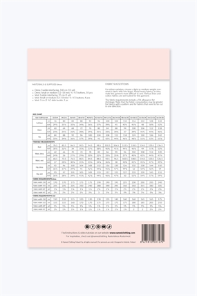 Symønster til kjole og vester \'Asteri\'