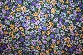 Småblomstret viscose crepe