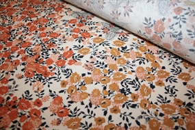 Blomstret viscose crepe