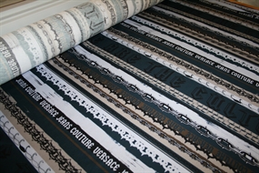 Bomulds jersey med Versace print