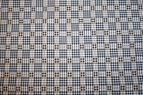 Bomuld med tern i vævningen \'Texas Stella IIII\'