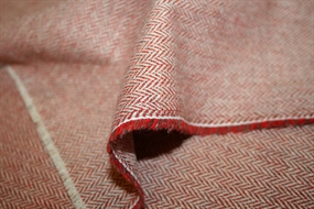 Sildebensvævet bomuld med uld