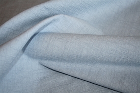 Støvet lyseblå bomuldsblanding