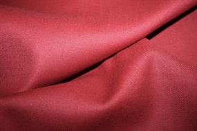 Vinrød uld twill fra Italien