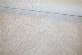 Hvid broderie Anglaise \'Alba\'