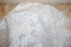 Hvid broderie Anglaise \'Alba\'