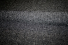 Grå melange hør -og bomuldsblanding fra Italien