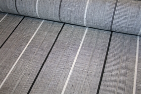 Sort og hvid viskose -og hørblanding