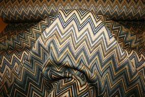 Punto jersey med zig-zag mønster