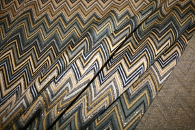 Punto jersey med zig-zag mønster