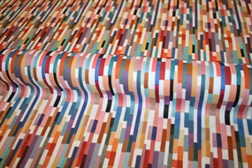 Liberty bomuldsstof med farveblokke 'Maksimus'