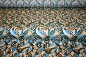 Liberty bomuldsstof med påfuglefjer \'Jewelled Peacock\'