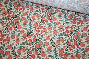 Liberty stof bomuldspoplin med små blomster \'Vigers\' Vine\'