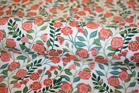 Liberty stof bomuldspoplin med små blomster \'Vigers\' Vine\'