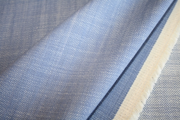 Lyseblå bomulds denim