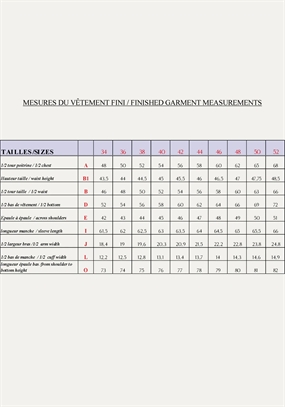 Snitmønster til blazer jakke \'Momosa\'