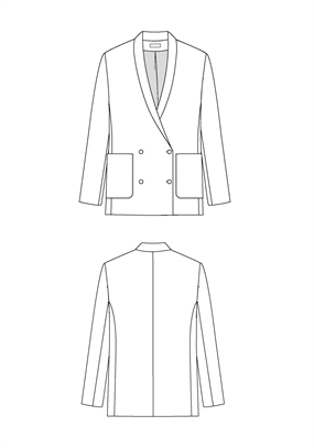 Snitmønster til blazer jakke \'Momosa\'