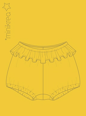 Symønster til baby bloomers