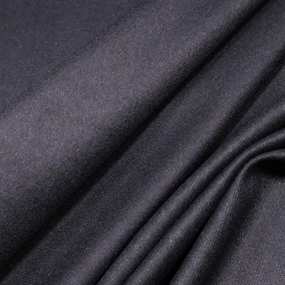 Navy frakkeuld med cashmere