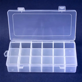 Transparent opbevaringsboks S