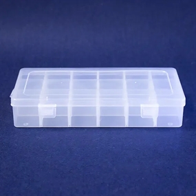 Transparent opbevaringsboks S