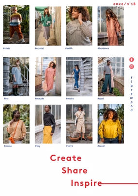 Fibre Mood symagasin #18 symønsteroversigt