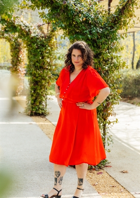 Snitmønster til kjole, bluse og nederdel (Pénélope)