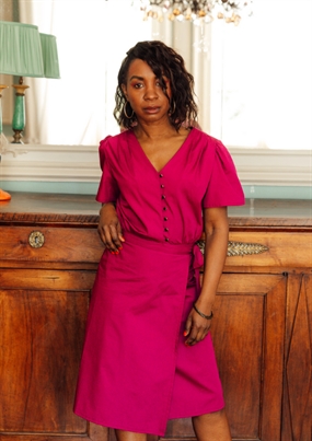 Snitmønster til kjole, bluse og nederdel (Pénélope)