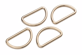 D-ringe 30 mm. guld