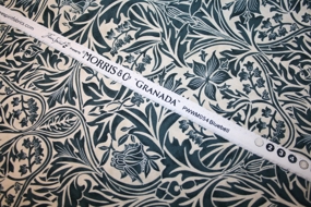 William Morris stof \'Bluebell Indigo\'