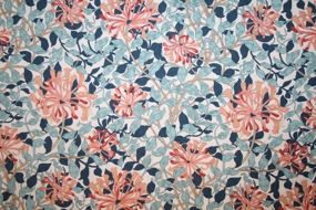 William Morris stof \'Honeysuckle Aqua\'