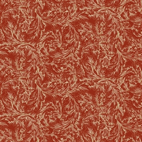 William Morris stof 'Acanthus Scroll Red'