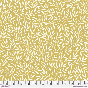 William Morris bomuld 'Standen Lily Yellow'