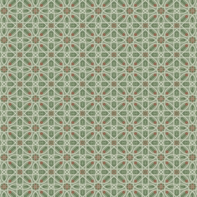 William Morris stof 'Mini Brophy Trellis Sage'