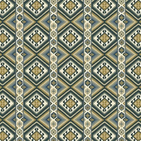 William Morris stof 'Dorothy’s Kilim Sunflower'