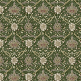 William Morris bomulds stof 'Montreal Forest'