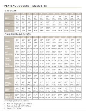 Symønster til joggingbukser og shorts \'Plateau\'