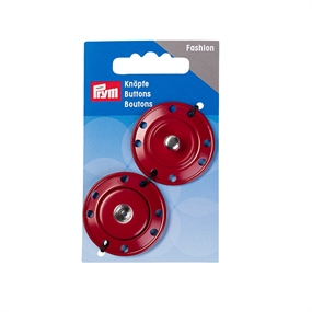 Mørkerød tryklås 35 mm.