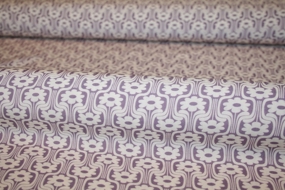 Viscose med retro blomster