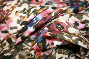 Blomstret viscose \'Millie\'