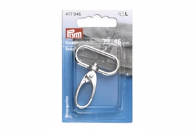 Prym sølv karabinhage 30 mm.