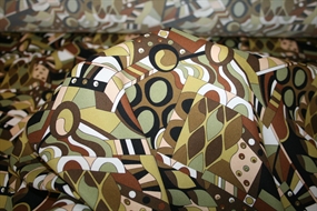 Deadstock D&G mønstret silkestretch