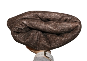 Stofrest 2,3 m. brun uld