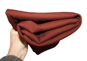 Stofrest 0,8 m. rødbrun uld