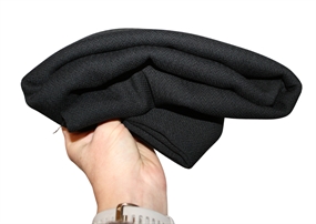 Stofrest 0,95 m. sort uld