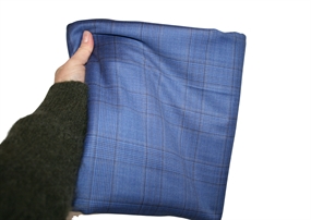 Stofrest 4,15 m. ternet uld